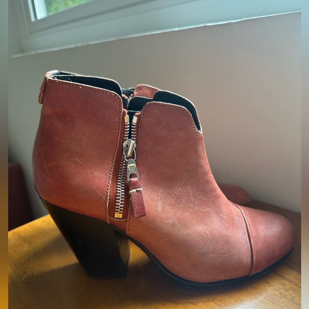 Rag & Bone Rust Boots Booties 37 - image 1
